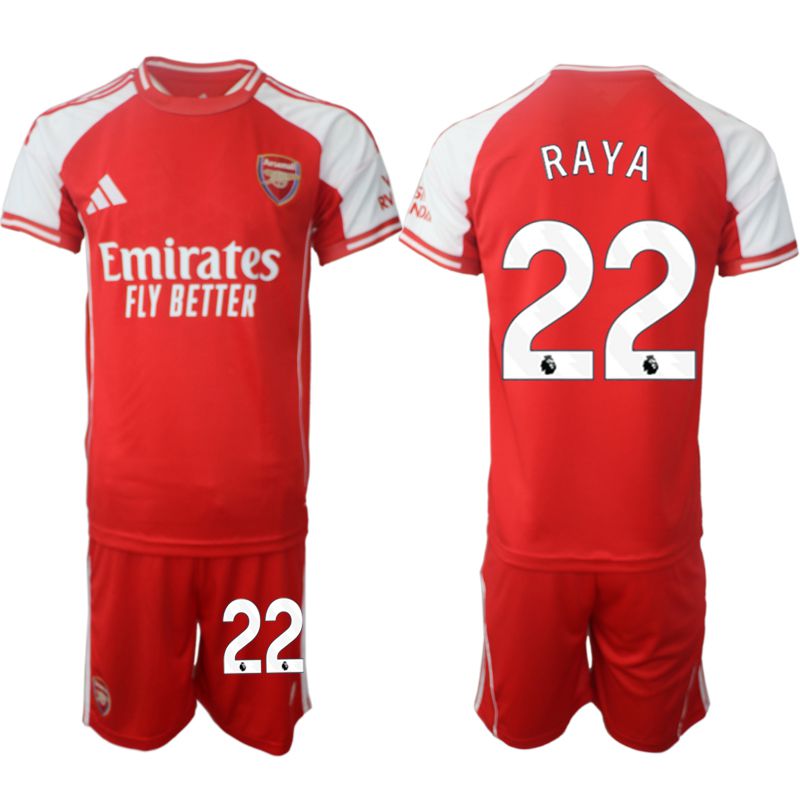 Men 2025-2026 Season Club Arsenal home red #22 Soccer Jersey